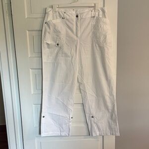 Jones New York Sport White Pants